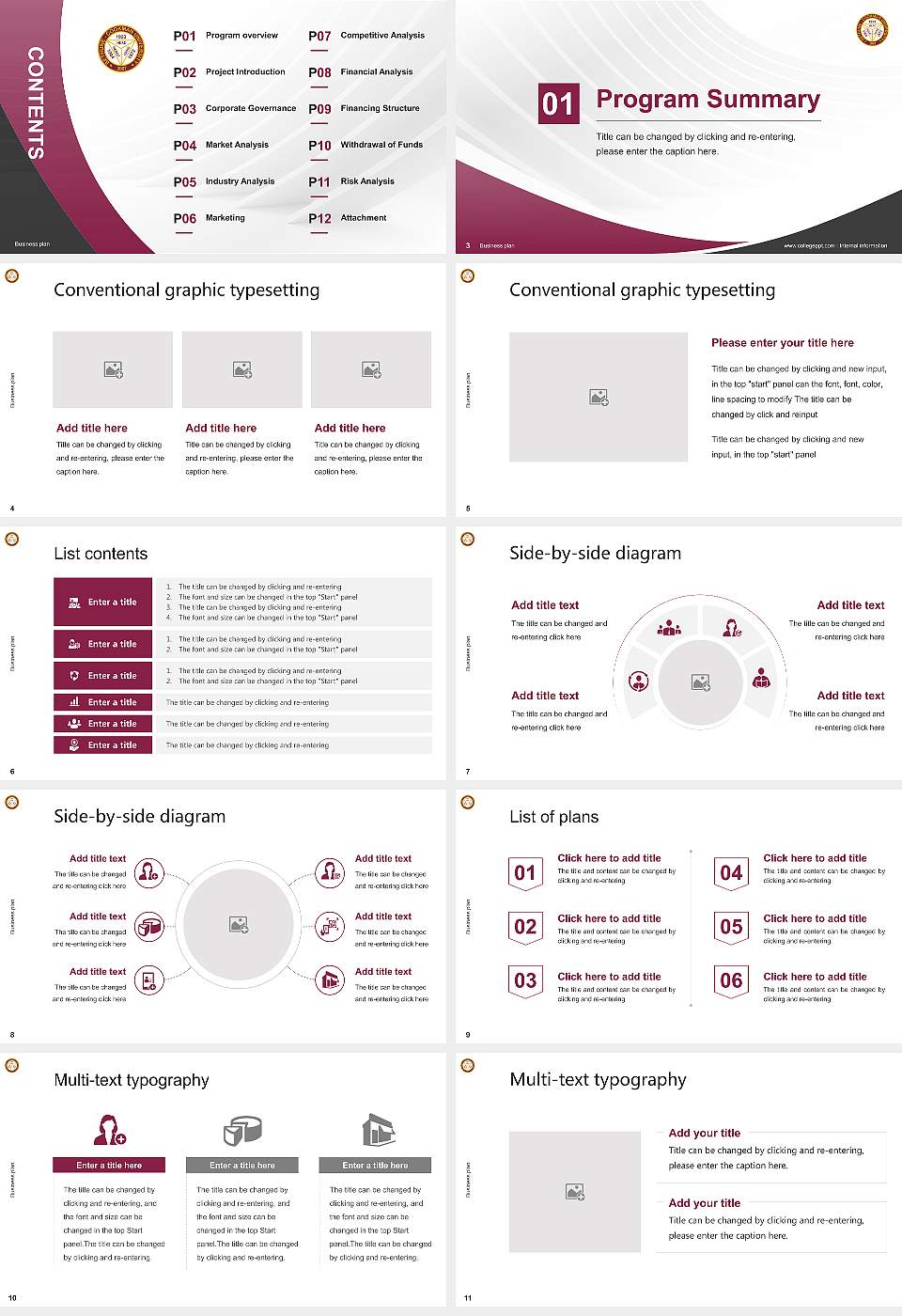 Bethune-Cookman University Competition/Entrepreneurship Contest PPT Template16:9 ratio PPT effect preview image2