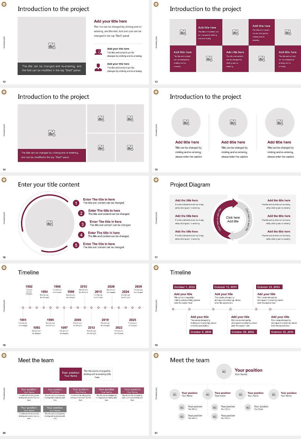 Bethune-Cookman University Competition/Entrepreneurship Contest PPT Template16:9 ratio PPT effect preview image3