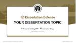 Bryant University Graduation Thesis Defense PPT Template