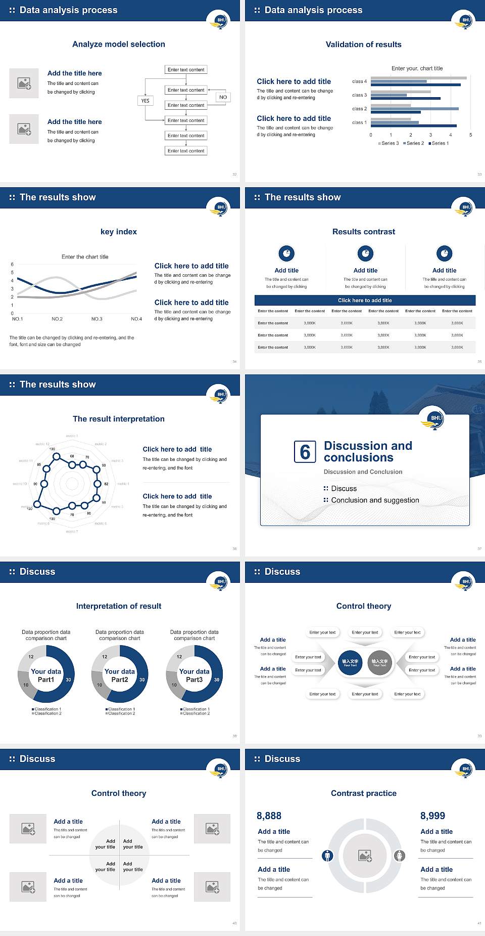 Beulah Heights University Graduation Thesis Defense PPT Template4:3 ratio PPT effect preview image5