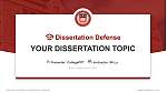 Boston College Graduation Thesis Defense PPT Template
