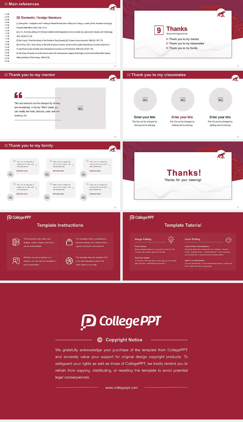 California State University-Chico Graduation Thesis Defense PPT Template16:9 ratio PPT effect preview image7