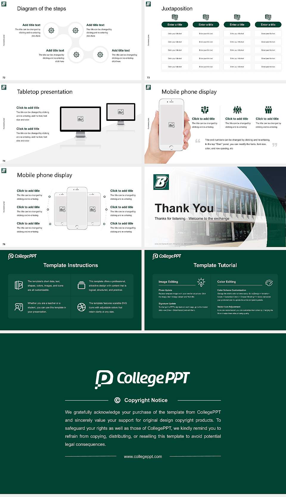 Binghamton University Competition/Entrepreneurship Contest PPT Template16:9 ratio PPT effect preview image9