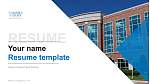 Cabarrus College of Health Sciences Resume PPT Template