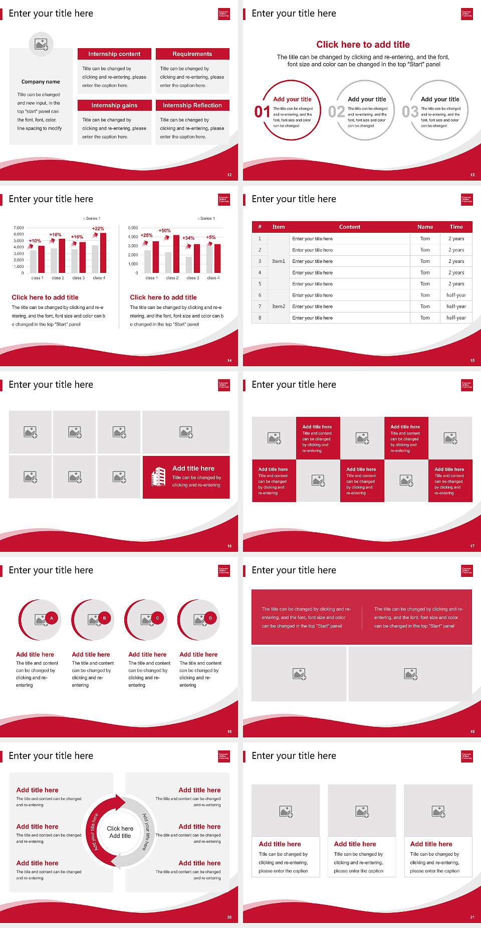 Carnegie Mellon University Lecture Sharing and Networking Event PPT Template4:3 ratio PPT effect preview image3