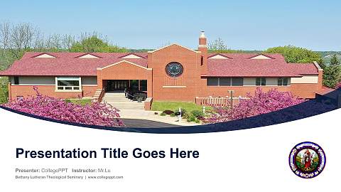 Bethany Lutheran Theological Seminary Course/Courseware Creation PPT Template