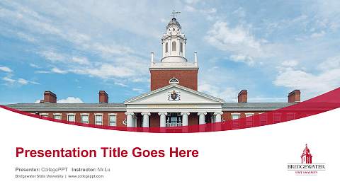 Bridgewater State University Course/Courseware Creation PPT Template