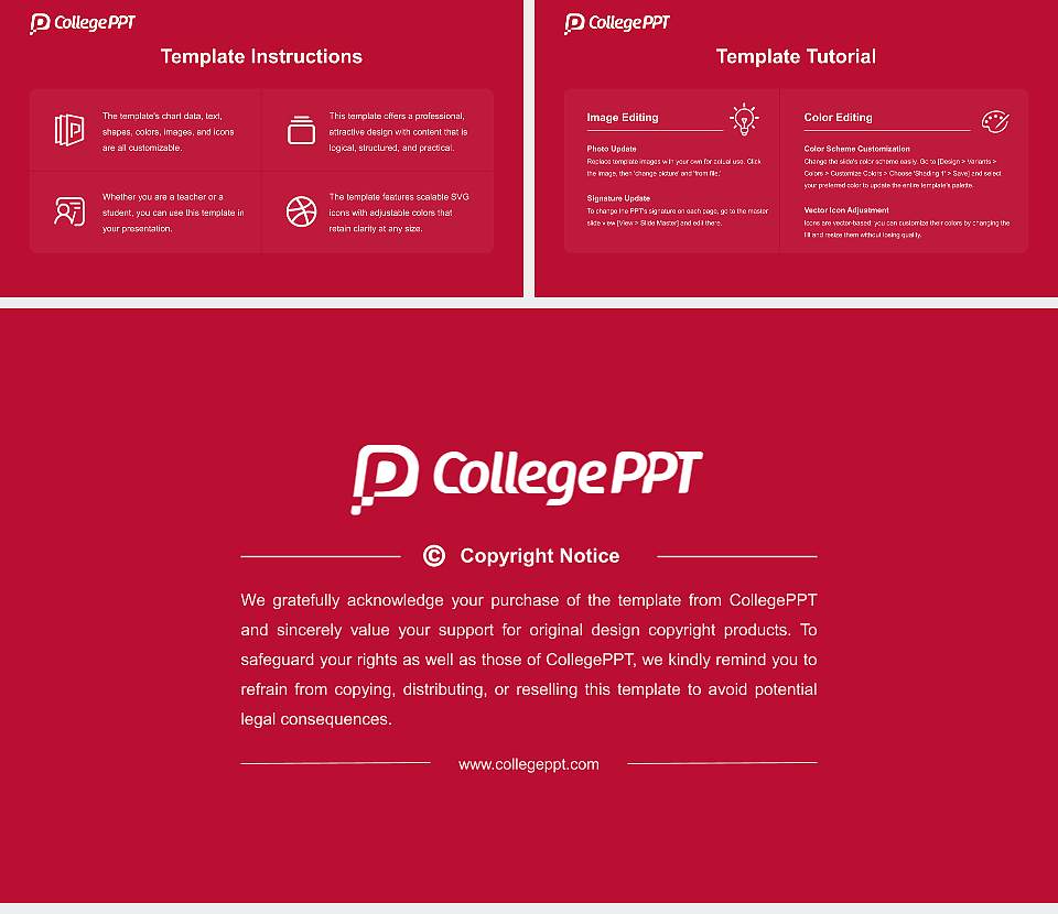 Bridgewater State University Course/Courseware Creation PPT Template16:9 ratio PPT effect preview image5