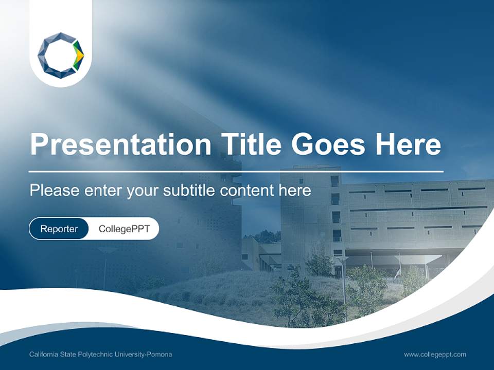 California State Polytechnic University-Pomona Lecture Sharing and Networking Event PPT Template4:3 ratio PPT effect preview image4