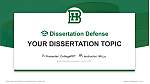 Black Hills State University थीसिस रक्षा PPT टेम्पलेट