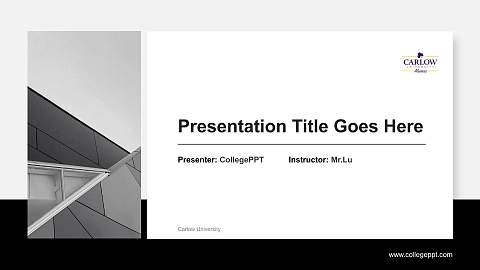 Carlow University General Purpose PPT Template