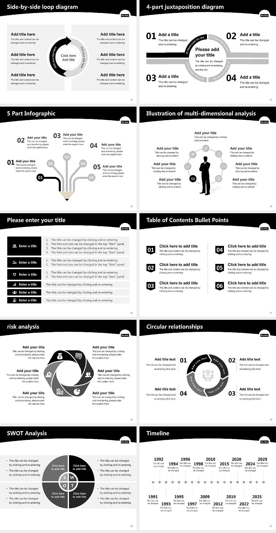 Bowdoin College Academic Presentation/Research Findings Report PPT Template4:3 ratio PPT effect preview image3
