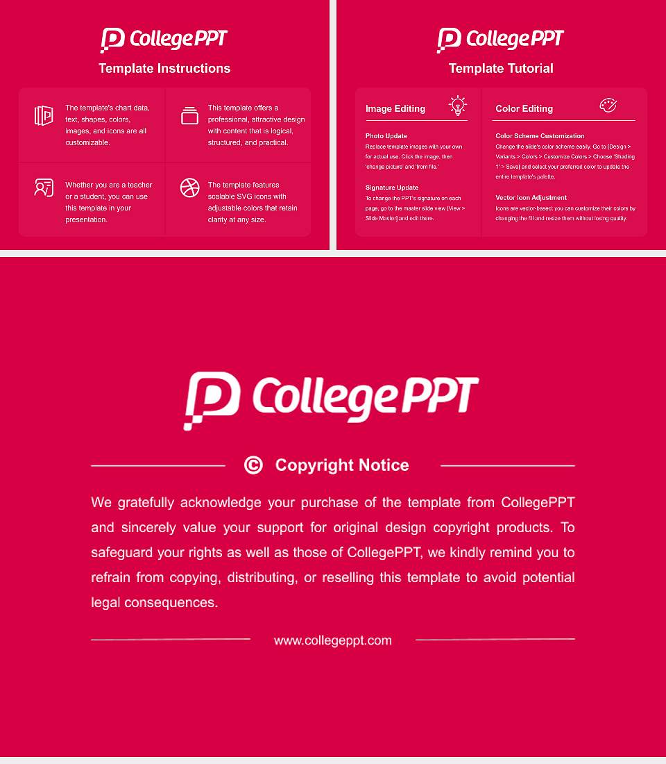 Cambridge College Course/Courseware Creation PPT Template4:3 ratio PPT effect preview image5