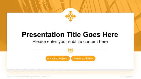 Bexley Hall Seabury Western Theological Seminary Federation, Inc National Scholarship Defense PPT Template