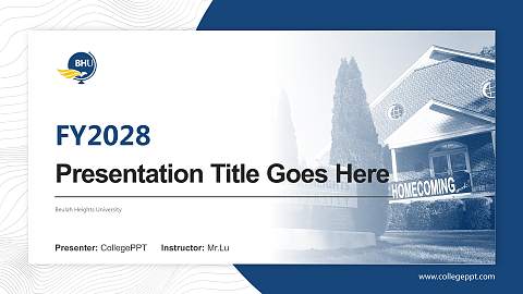 Beulah Heights University Academic Presentation/Research Findings Report PPT Template
