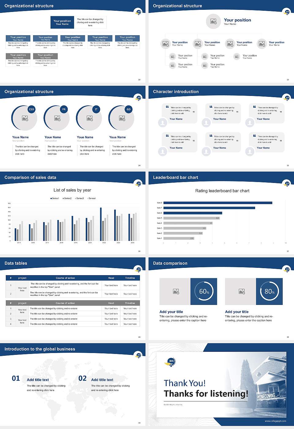 Beulah Heights University Academic Presentation/Research Findings Report PPT Template16:9 ratio PPT effect preview image4