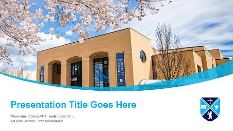 Bob Jones University Course/Courseware Creation PPT Template