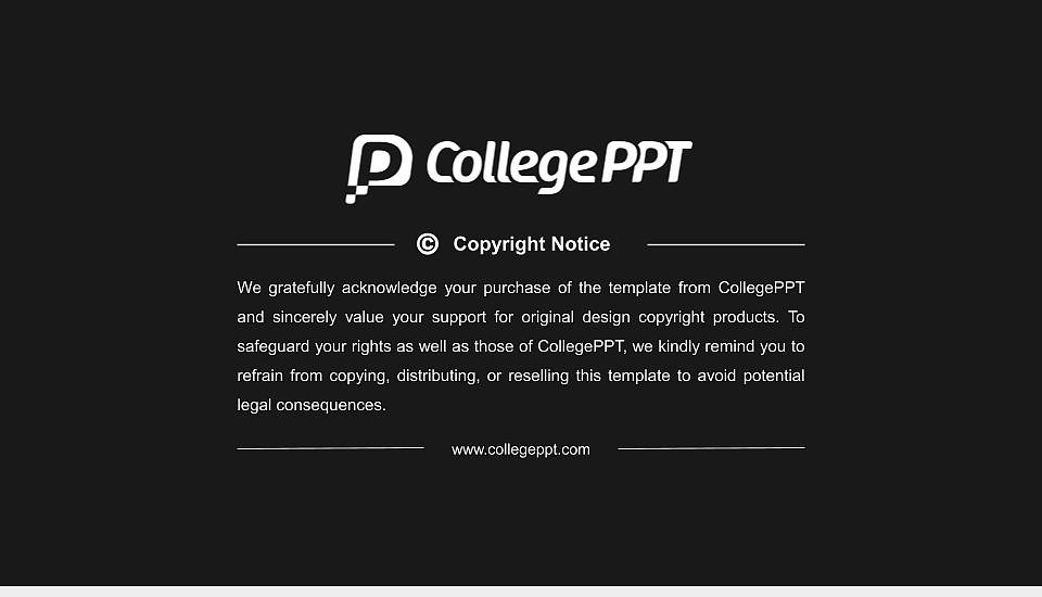 Blackburn College Thesis Proposal/Graduation Defense PPT Template16:9 ratio PPT effect preview image5