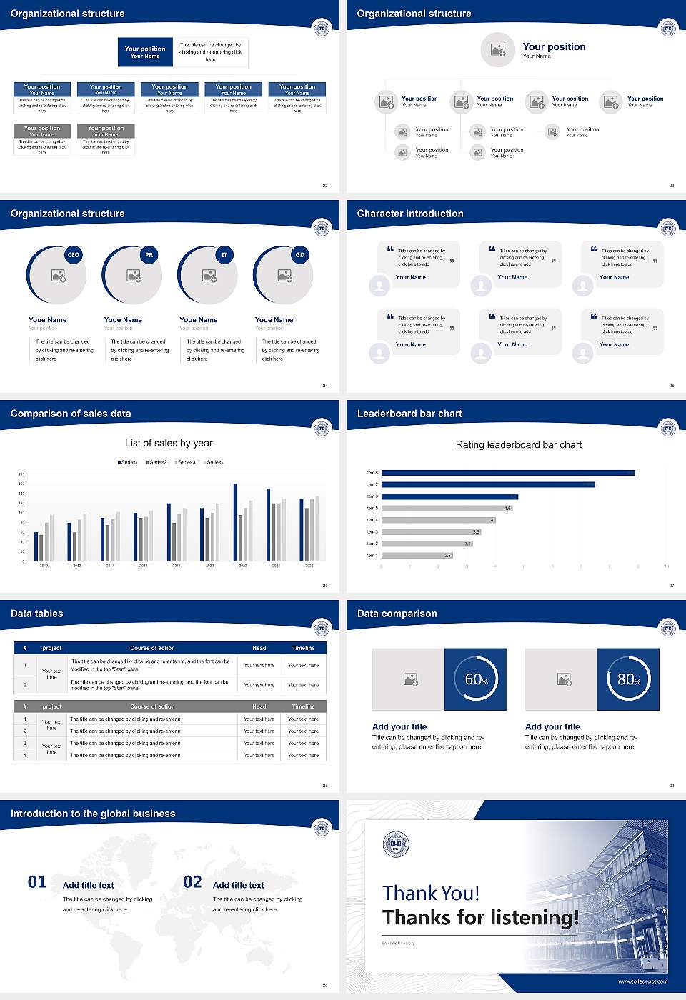Brandeis University Academic Presentation/Research Findings Report PPT Template16:9 ratio PPT effect preview image4