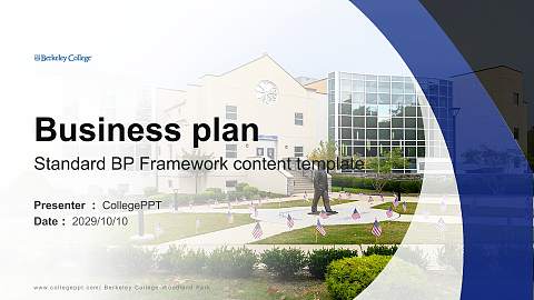 Berkeley College-Woodland Park Competition/Entrepreneurship Contest PPT Template