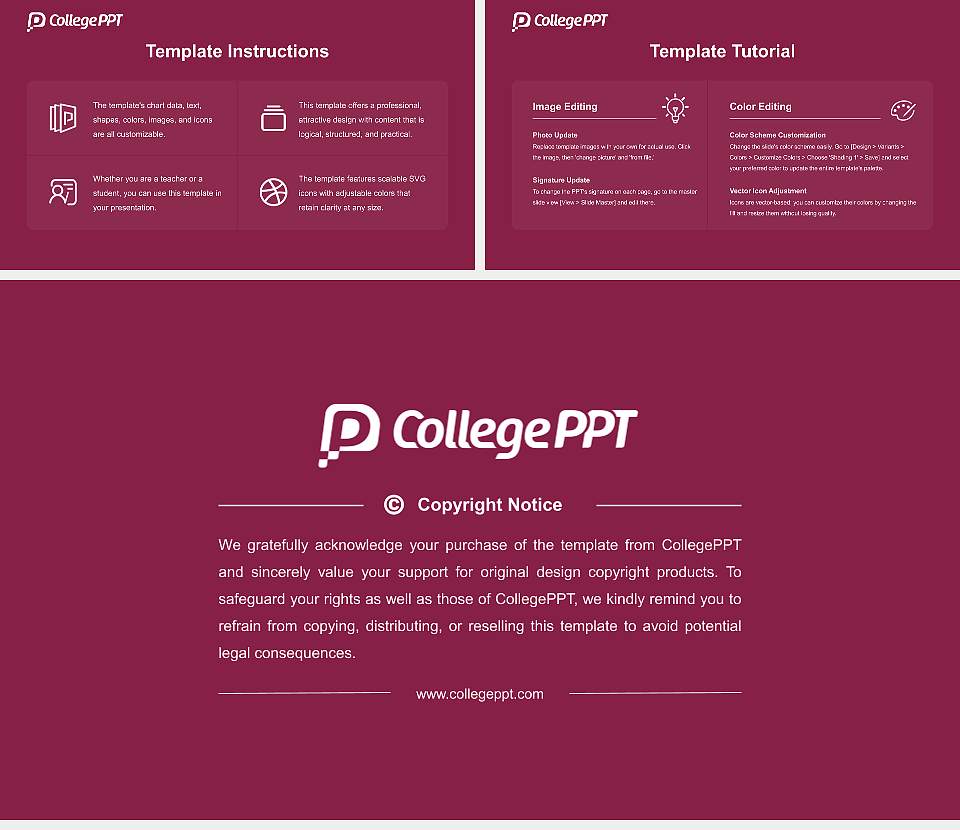 Bethune-Cookman University Course/Courseware Creation PPT Template16:9 ratio PPT effect preview image5