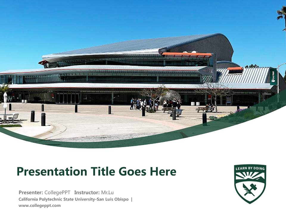 California Polytechnic State University-San Luis Obispo Course/Courseware Creation PPT Template4:3 ratio PPT effect preview image5