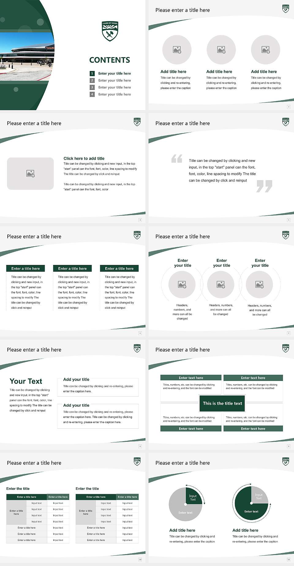 California Polytechnic State University-San Luis Obispo Course/Courseware Creation PPT Template4:3 ratio PPT effect preview image2