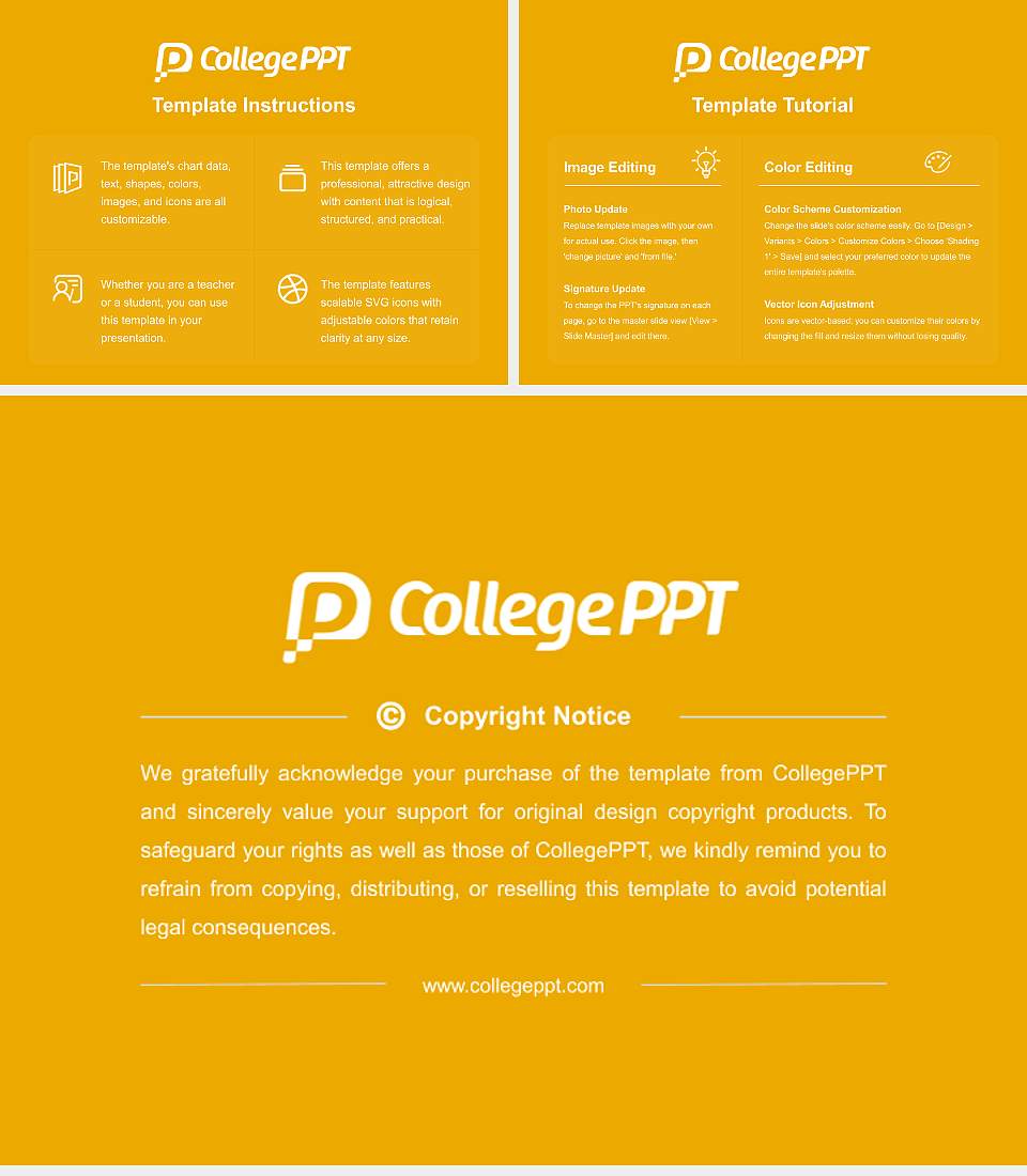 California State University-Long Beach Course/Courseware Creation PPT Template4:3 ratio PPT effect preview image5