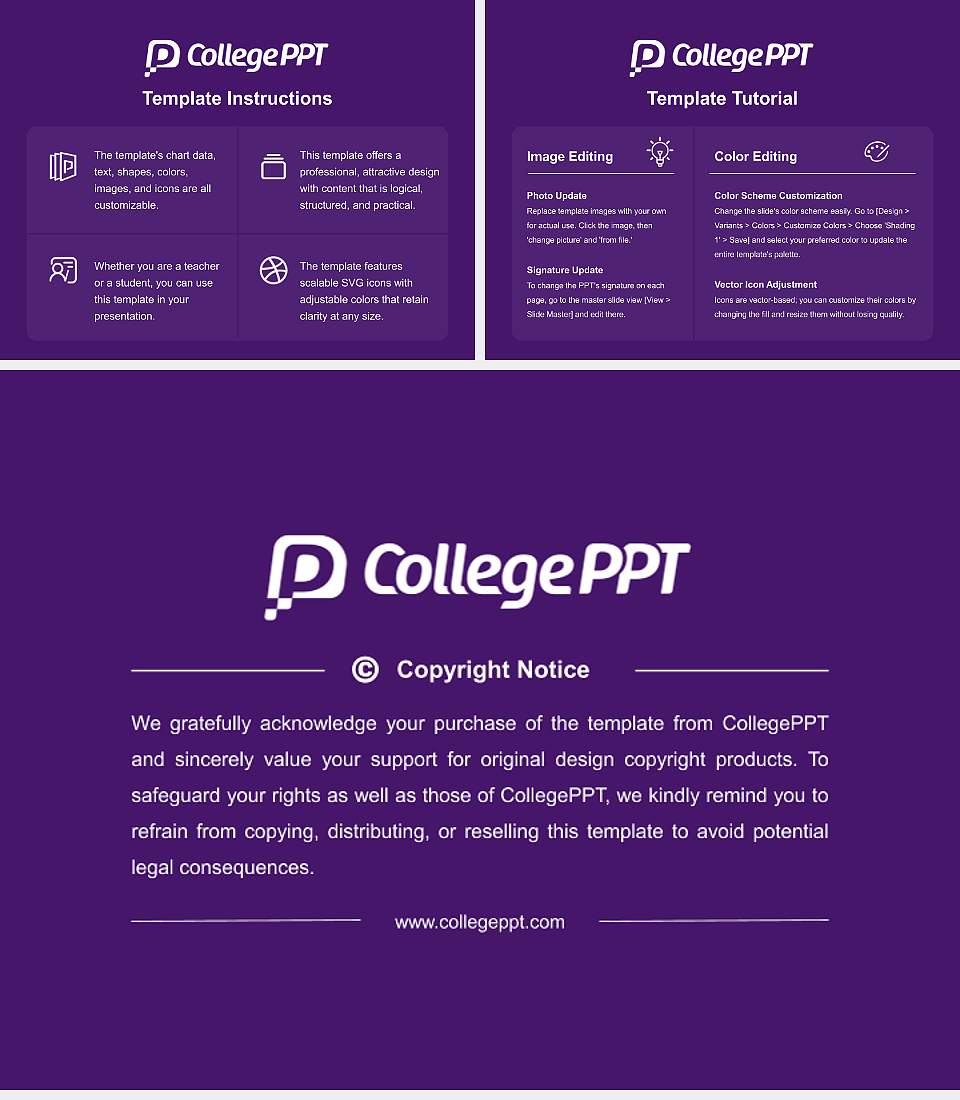 Bluffton University Academic Presentation/Research Findings Report PPT Template4:3 ratio PPT effect preview image5