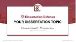 Bridgewater College Graduation Thesis Defense PPT Template