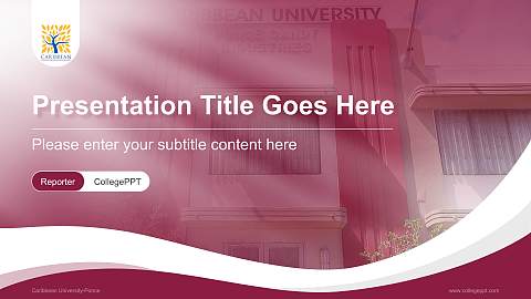 Caribbean University-Ponce Lecture Sharing and Networking Event PPT Template