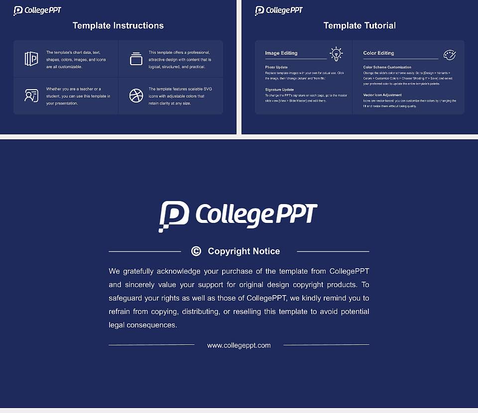 California State University-San Marcos Academic Presentation/Research Findings Report PPT Template16:9 ratio PPT effect preview image5