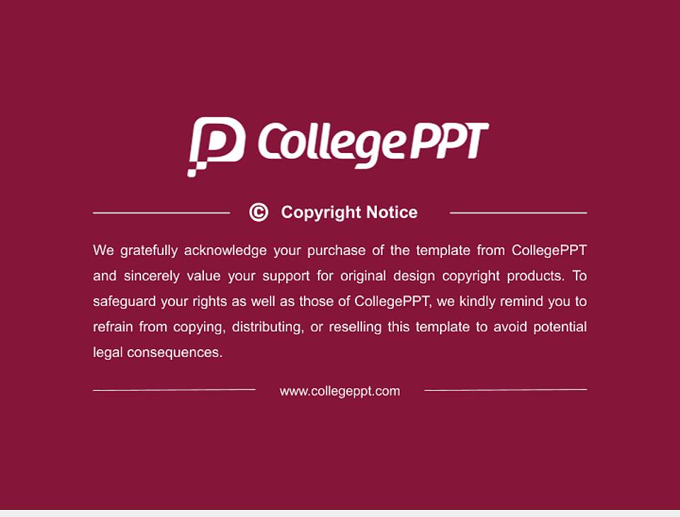 California State University-Dominguez Hills Resume PPT Template4:3 ratio PPT effect preview image5