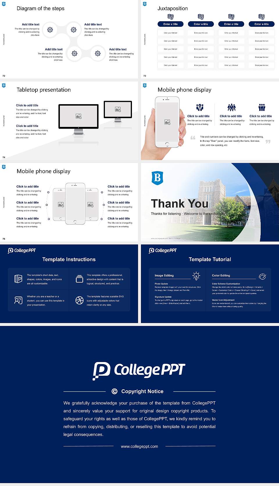 Berry College Competition/Entrepreneurship Contest PPT Template16:9 ratio PPT effect preview image9