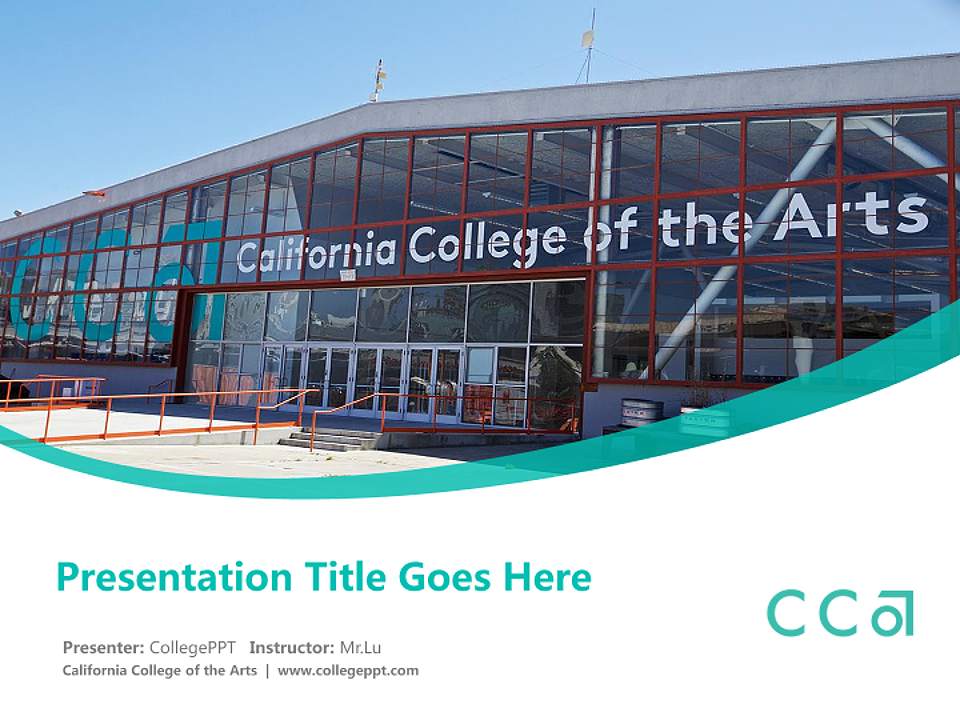 California College of the Arts Course/Courseware Creation PPT Template4:3 ratio PPT effect preview image5