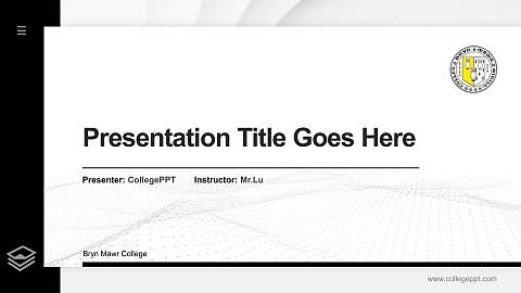 Bryn Mawr College Thesis Proposal/Graduation Defense PPT Template