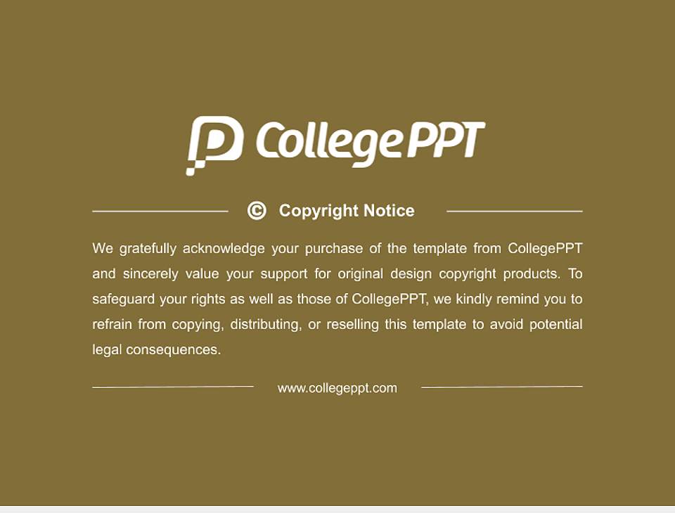 Bryant University Resume PPT Template4:3 ratio PPT effect preview image5