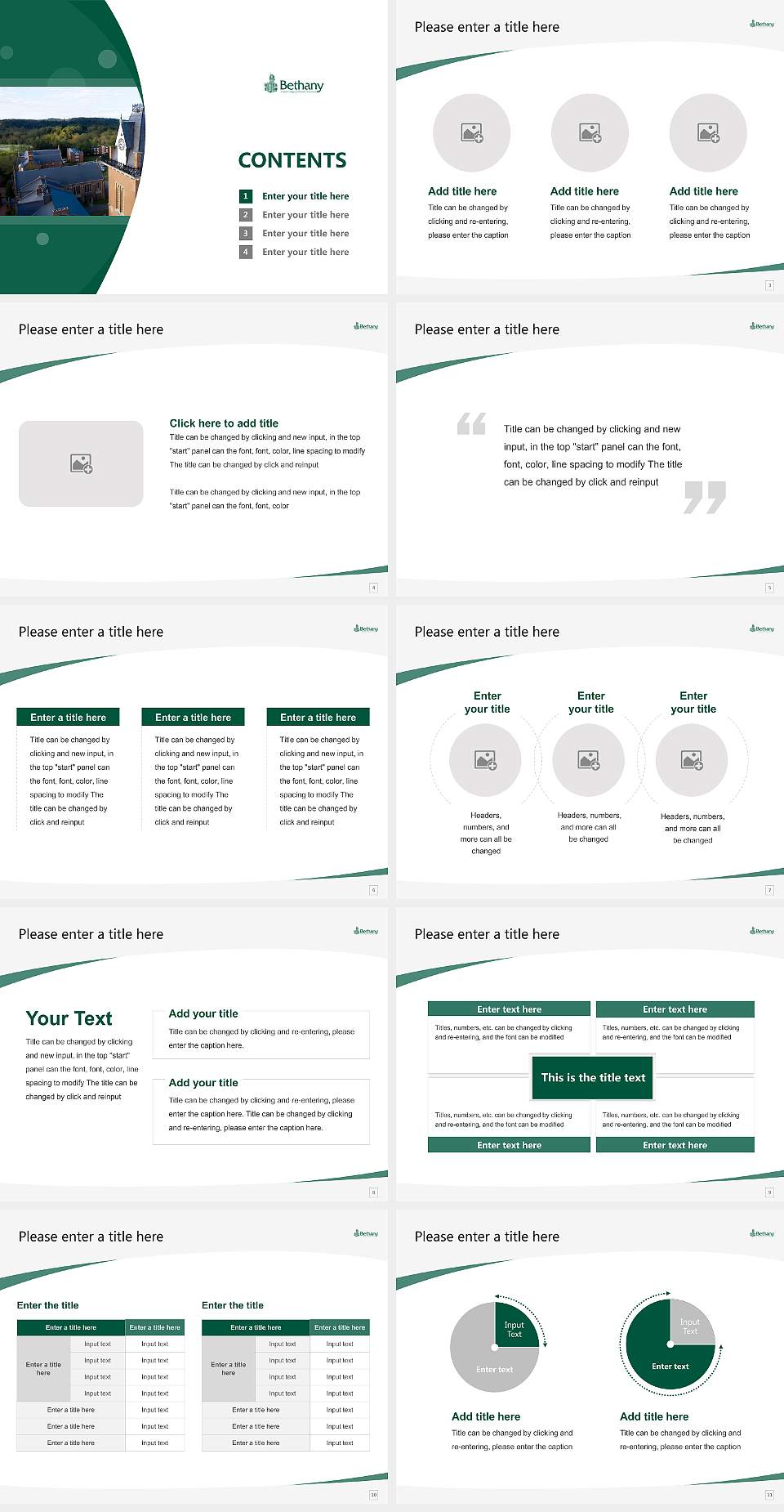 Bethany College (West Virginia) Course/Courseware Creation PPT Template4:3 ratio PPT effect preview image2