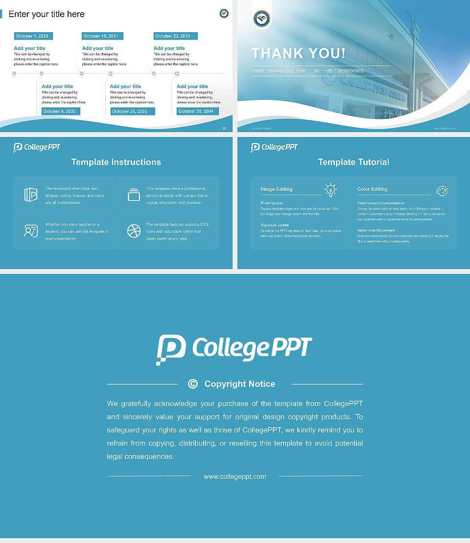 Carrington College Lecture Sharing and Networking Event PPT Template16:9 ratio PPT effect preview image4