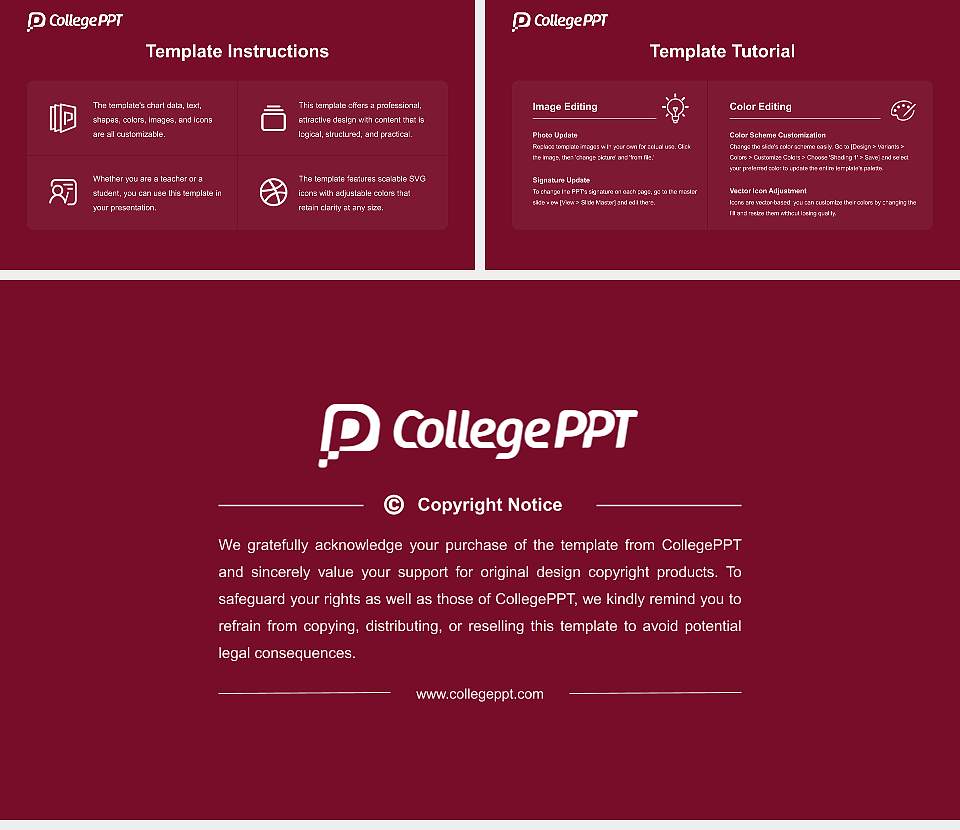 California Health Sciences University Course/Courseware Creation PPT Template16:9 ratio PPT effect preview image5