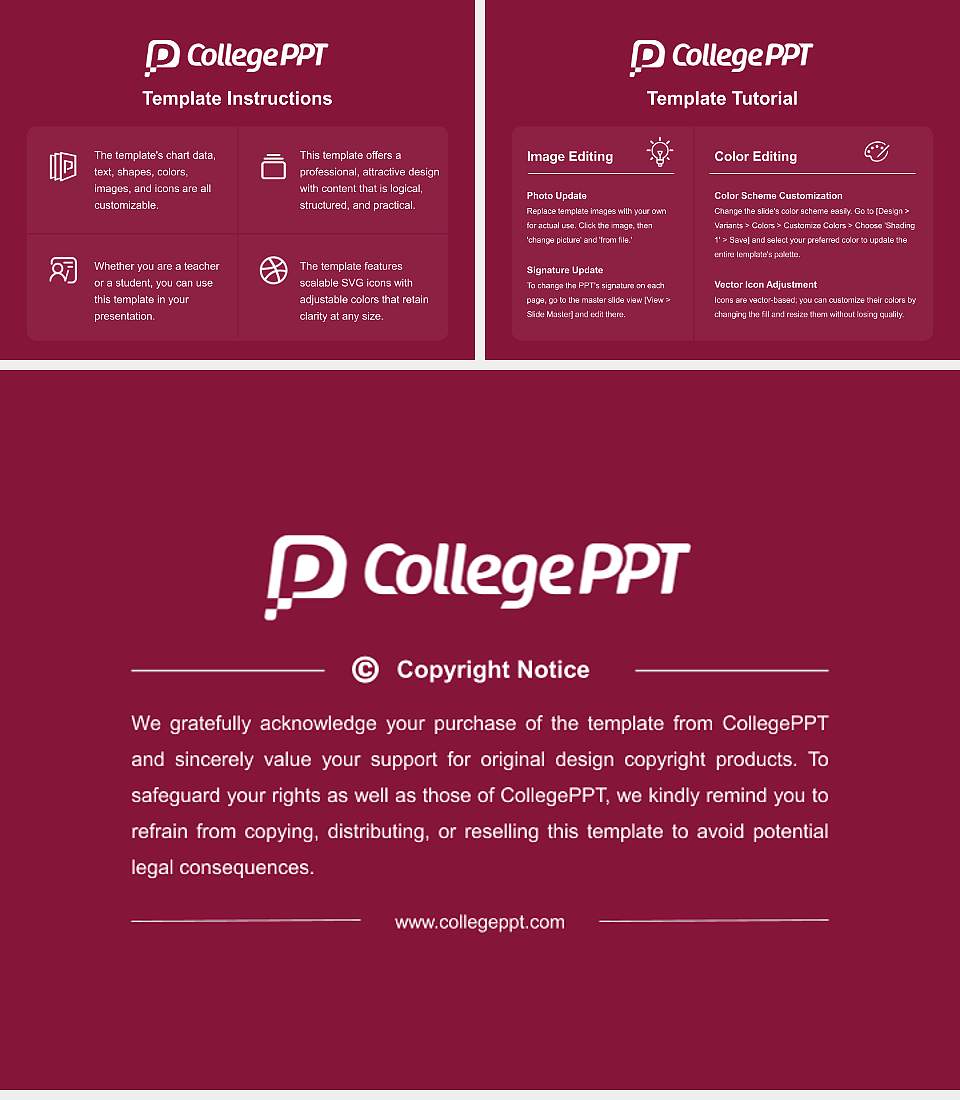 California State University-Dominguez Hills Academic Presentation/Research Findings Report PPT Template4:3 ratio PPT effect preview image5