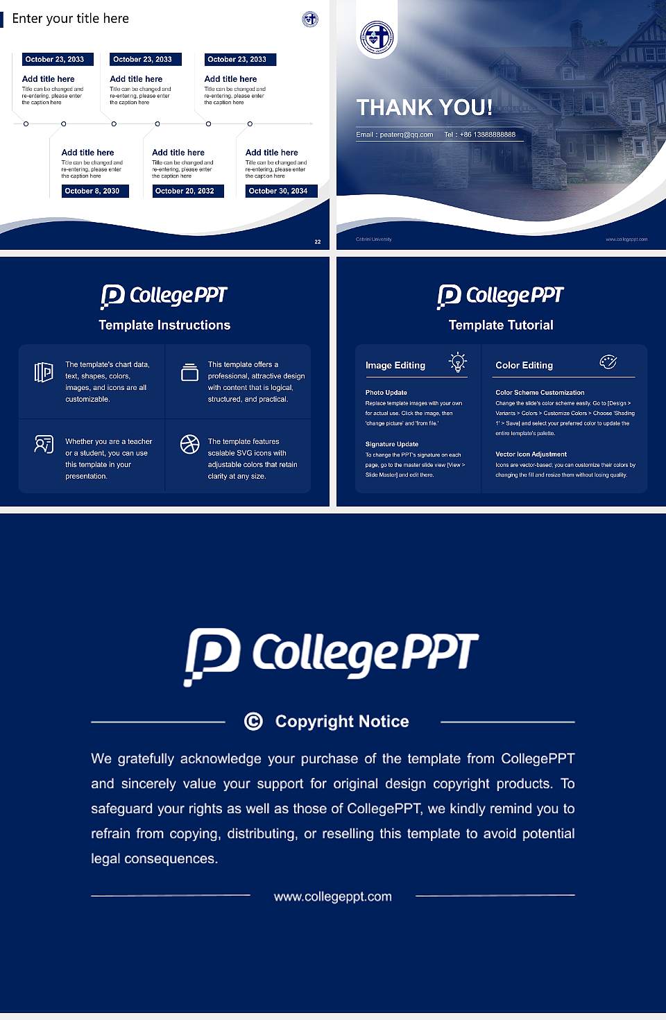 Cabrini University Lecture Sharing and Networking Event PPT Template4:3 ratio PPT effect preview image4