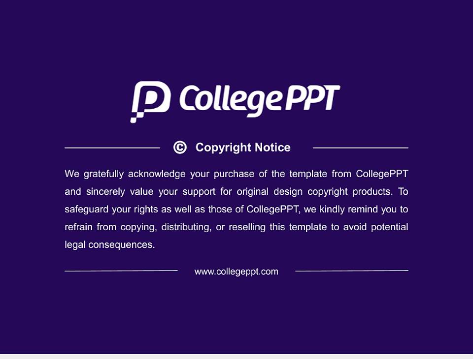 Carroll College Resume PPT Template4:3 ratio PPT effect preview image5