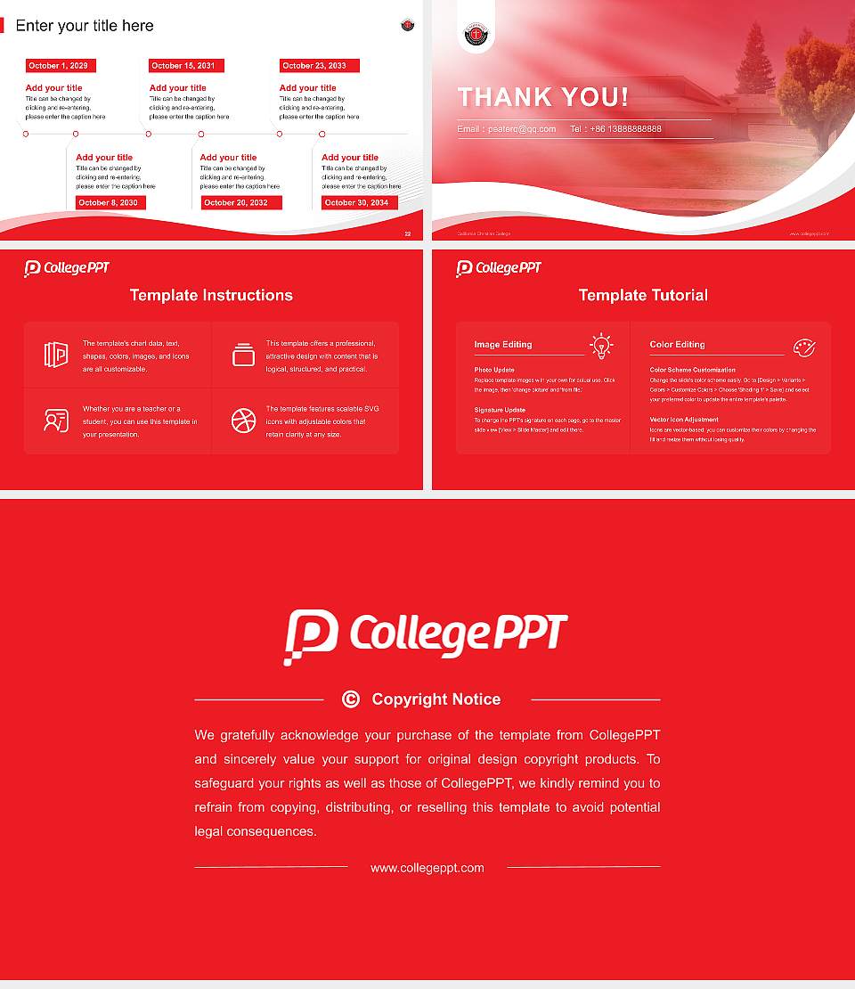 California Christian College Lecture Sharing and Networking Event PPT Template16:9 ratio PPT effect preview image4