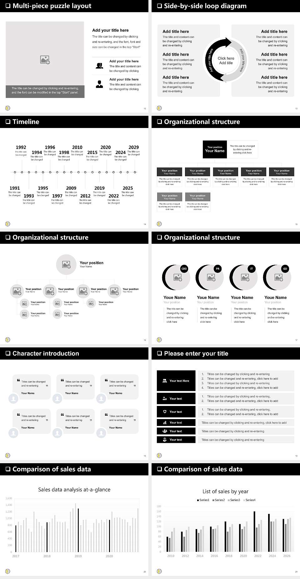 Bryn Mawr College General Purpose PPT Template4:3 ratio PPT effect preview image3