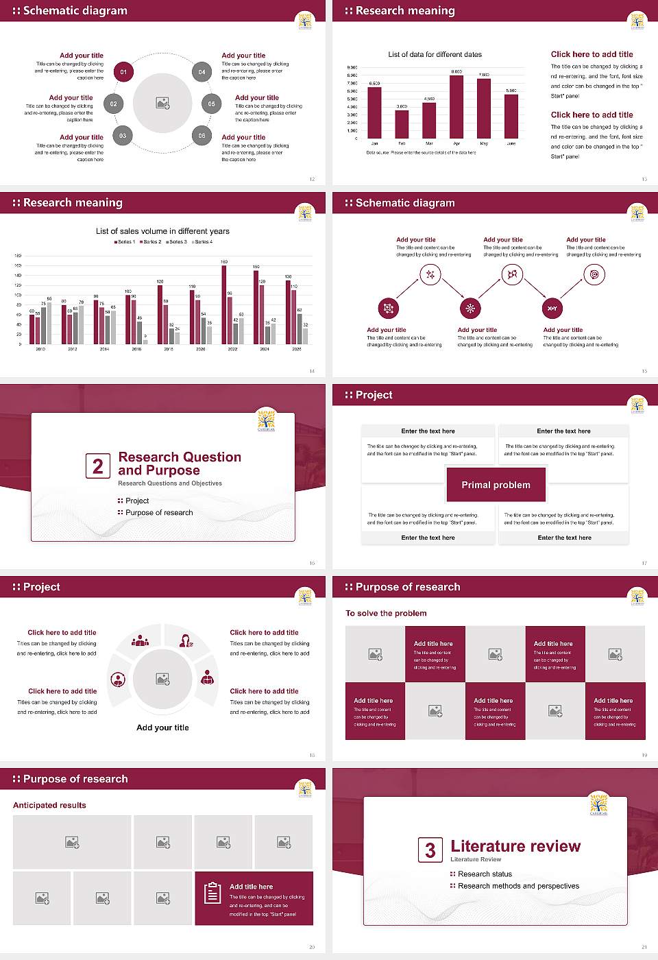 Caribbean University-Carolina Graduation Thesis Defense PPT Template16:9 ratio PPT effect preview image3