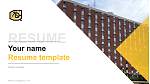 Cameron University Resume PPT Template