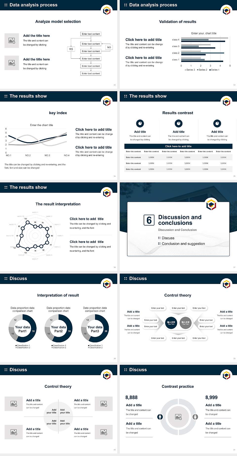 California Institute of Advanced Management Graduation Thesis Defense PPT Template4:3 ratio PPT effect preview image5
