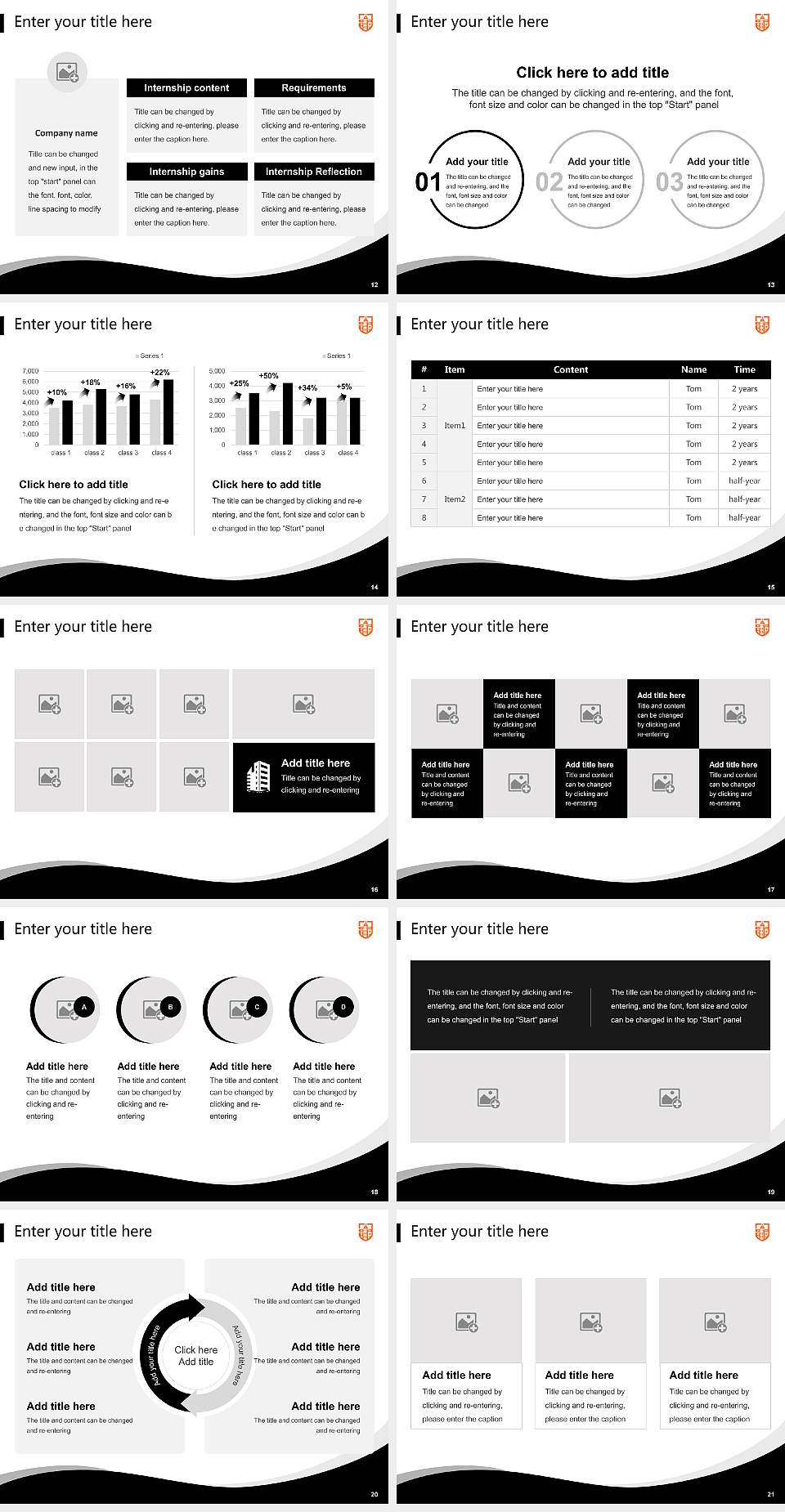 Carroll University Lecture Sharing and Networking Event PPT Template4:3 ratio PPT effect preview image3