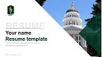 California State University-Sacramento Resume PPT Template